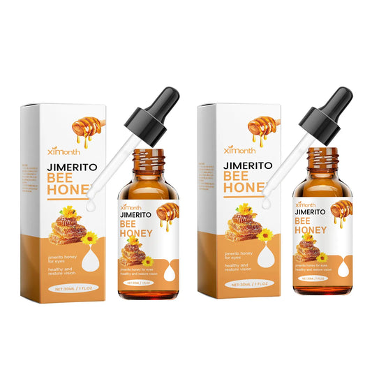 Jimerito Honey For Eyes [Ximonth] Perfect for dry eyes, eye floaters, and sticky eye build-up. This fast-acting daily eye care solution helps soothe dryness, refresh tired eyes, and nourish the delicate eye area| honey eye serum