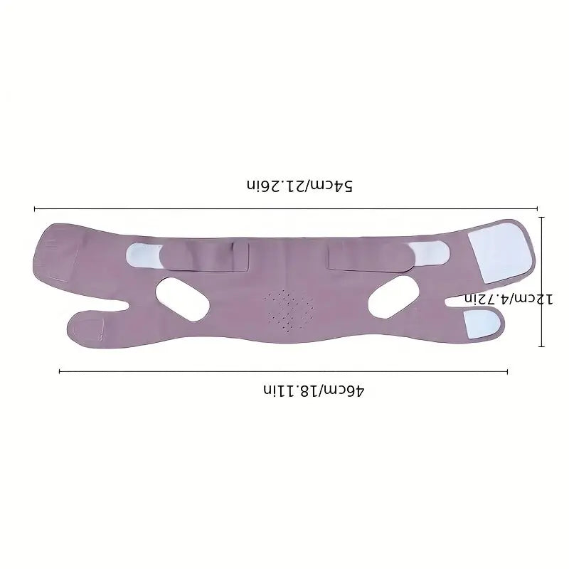 1PCS Summer V Line Face Lifting Strap, Neck Lift Jaw Tightening Exerciser, Face Lift Tape Remover, Jaw Line Sculptor Eliminator, Mask Shaper for Jawline, Chin Strap for Sleeping, Double Chin Reducer for Women